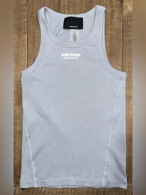 KVRT STVFF Dust "Chad" Ribbed Tank Top - Size L (runs small/tight)